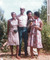 On back - Stella, Neville Jones, Clyde, and Alix in Sokoto, Nigeria