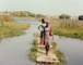 Stella, on back - With Errol Carbon, Sokoto tate, Nigeria, 78