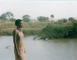 Stella, on back - At lake - Sokoto State, Nigeria - 1978