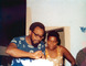 Errol and Lynette, on back - Errol and Lyns - 9th Anniversary in Barbados - date stamp Sep 77