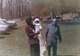 On back - Grace, baby daughter, uncle edgar in New Jersey park