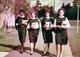 Stella, on back - with L to R. Lucille Bristin, Christine Slodysho - who left, Patty Felty - latter 1966 or 1967 - at College Misericordia, Dallas, PA