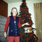 grandma alice in front of christmas tree when where