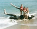 christmas 1979 elaine ray and van on drift wood