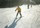 van skiing